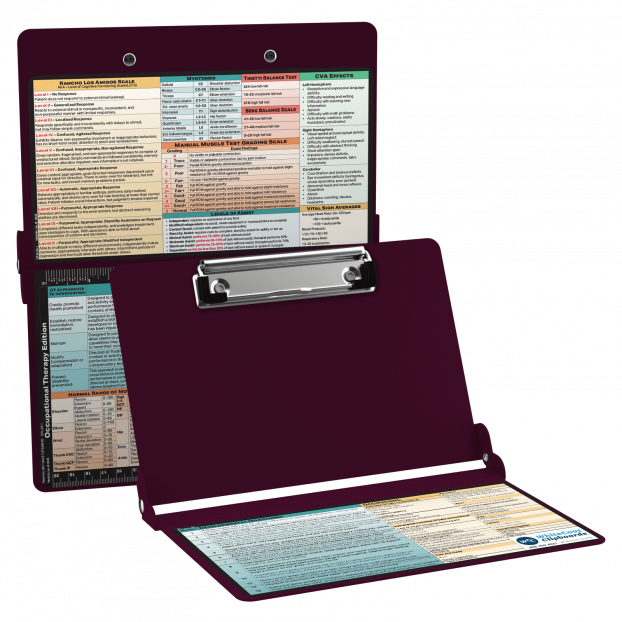 WhiteCoat Clipboard® - Wine Occupational Therapy Edition